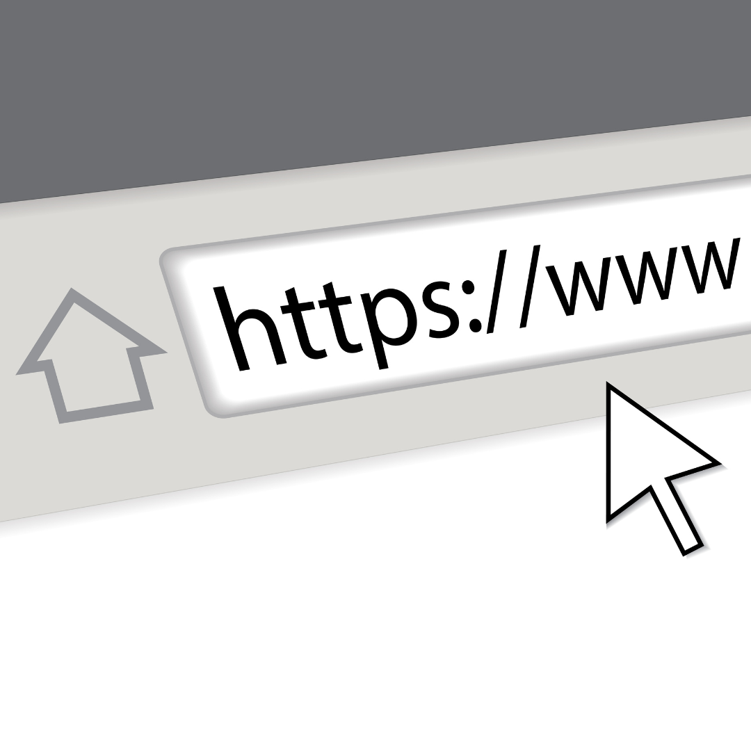A graphic of an internet search bar
