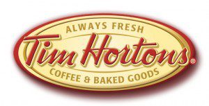 Tim Hortons - always fresh, coffee and baked goods